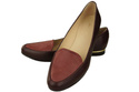 Damen Ballerinas Lords, Naturleder, Burgund 908 ElitaBut