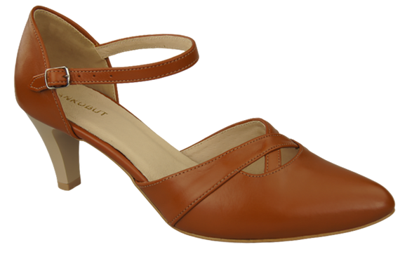 Damenschuhe Sandalen Rot Naturleder 151 ElitaBut
