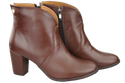 Damen Winterstiefel, Naturleder, Braun 152 von ElitaBut