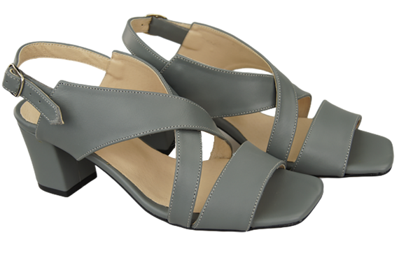 Damenschuhe Sandalen Grau Naturleder 149 ElitaBut