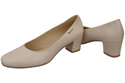 Damenschuhe Pumps Naturleder 172 Beige ElitaBut