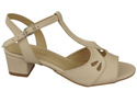 Damenschuhe Beige Sandalen, Naturleder 169 ElitaBut