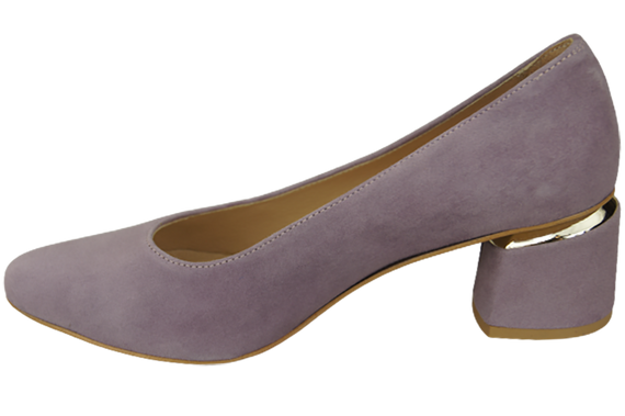 Damenschuhe Pumps Lila Natürliches Wildleder 143 Von ElitaBut