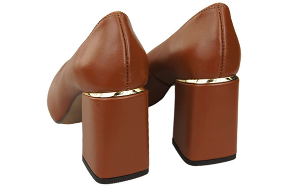 Damenschuhe Pumps Braun Naturleder 179 ElitaBut