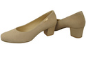 Bequeme Frauen Schuhe Beige Wildleder 172 Z ElitaBut