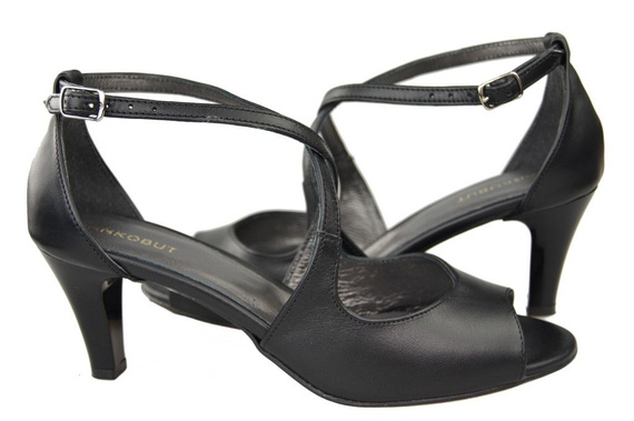 Damenschuhe Sandalen Schwarz Naturleder 115 ElitaBut