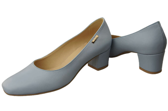 Damenschuhe Pumps Naturleder 172 Blau ElitaBut