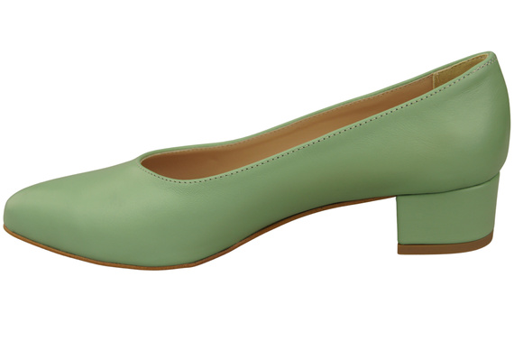 Damen Pumps Minze mit niedrigem Absatz zeitlose Eleganz und Komfort 220 ElitaBut