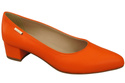 Damen Pumps Orange mit niedrigem Absatz zeitlose Eleganz und Komfort 220 ElitaBut