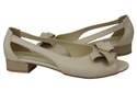Schuhe Damen Sandalen Beige Naturleder 994 ElitaBut