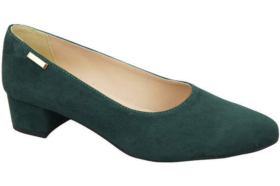 Bequeme Damen-Schuhe Grün aus echtem Veloursleder 220 Z ElitaBut
