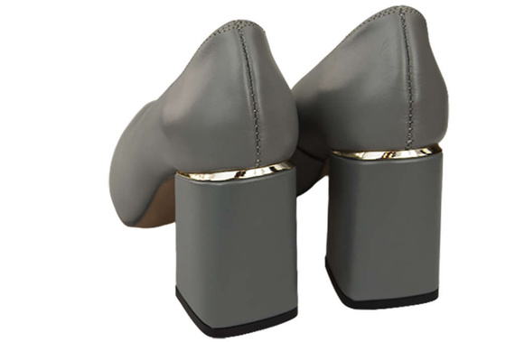 Damenschuhe Pumps Grau Naturleder 179 ElitaBut