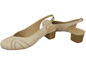 Damenschuhe Sandalen, Naturleder, Beige 842 ElitaBut