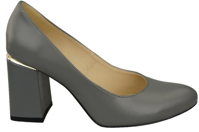 Damenschuhe Pumps Grau Naturleder 179 ElitaBut