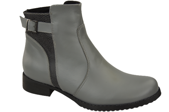 Winter-Damenstiefel, Naturleder, Grau 156 von ElitaBut