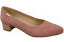 Bequeme Damen-Schuhe Bonbonrosa aus echtem Veloursleder 220 Z ElitaBut