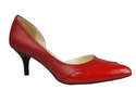 Damenschuhe Pumps, Naturleder, Rot 898 ElitaBut