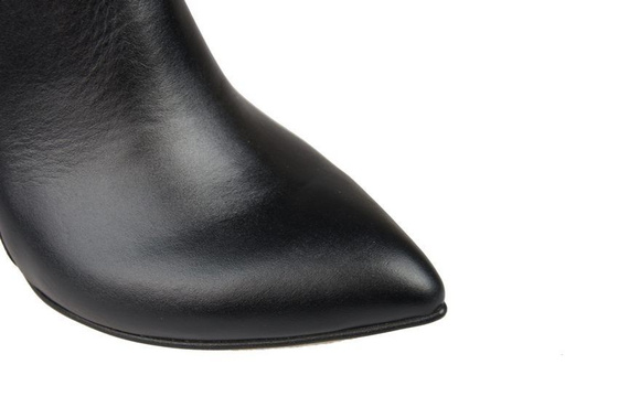 Warme Damenstiefel, Naturleder, Schwarz 866 von ElitaBut