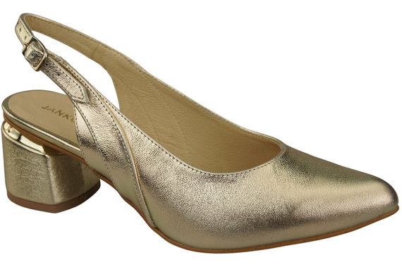 Damenschuhe Sandalen Gold Naturleder 196 ElitaBut