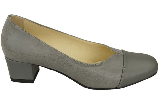 Damenschuhe Pumps Naturleder 164 Grau ElitaBut