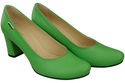 Klassische Damen Limette Leder Mandel Nase Pumps 201 ElitaBut