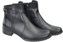 Winter-Damenstiefel, Naturleder, Schwarz 156 von ElitaBut