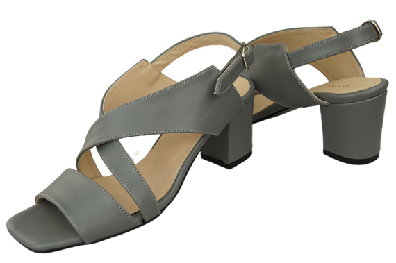 Damenschuhe Sandalen Grau Naturleder 149 ElitaBut