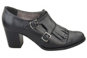 Damenschuhe, Naturleder, Schwarz 985 ElitaBut