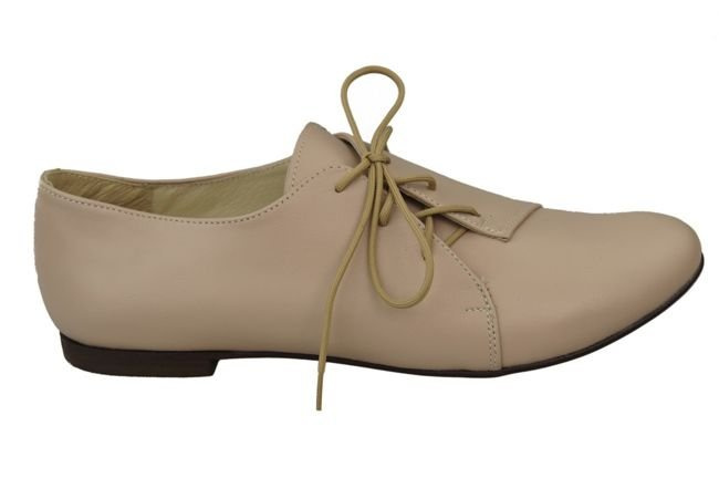 Damen-Ballerinas Cappuccino, Naturleder 110 ElitaBut