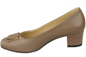 Damenschuhe Pumps Naturleder 187 Cappuccino Dark ElitaBut