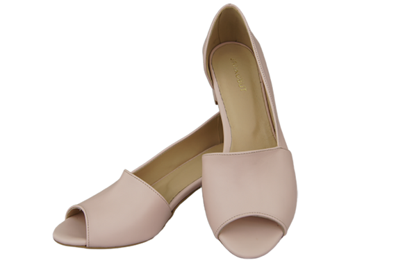 Damenschuhe Sandalen Rosa Puder Naturleder 147 ElitaBut