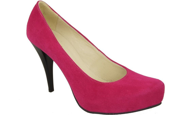 Damenschuhe Pumps Lila Natürliches Wildleder 644 ElitaBut