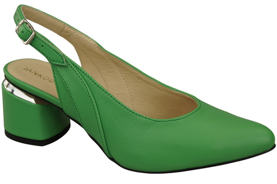 Damenschuhe Limette Sandalen, Naturleder 196 ElitaBut