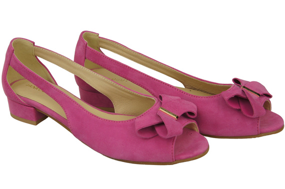 Schuhe Damensandalen Fuchsia Naturleder Wildleder 994 Kombination aus Stil und Komfort ElitaBut