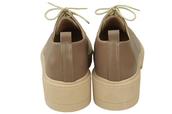 Schuhe Damen Schnürschuhe Cappuccino Dunkles Leder Natur 180 ElitaBut