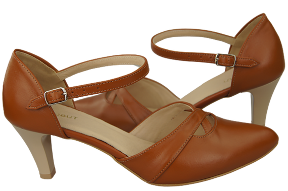 Damenschuhe Sandalen Rot Naturleder 151 ElitaBut