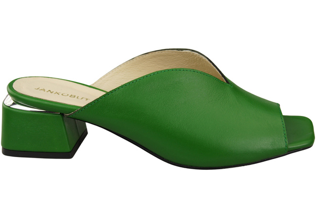 Damen Schuhe Absätze Flip Flops Grün Naturleder 210 ElitaBut