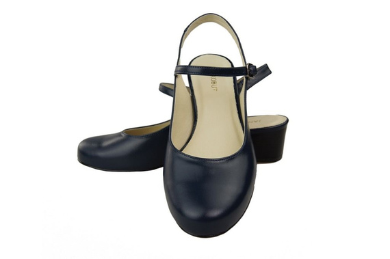 Damenschuhe Sandale Marineblau Naturleder 108 ElitaBut