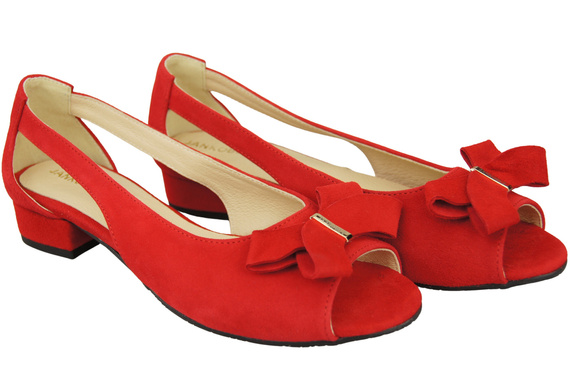 Schuhe Damensandalen Rotes natürliches Wildleder 994 Kombination aus Stil und Komfort ElitaBut