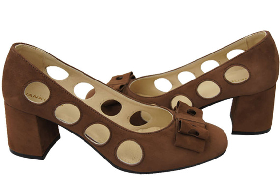 Damenschuhe Pumps Braun Natürliches Wildleder 182 ElitaBut