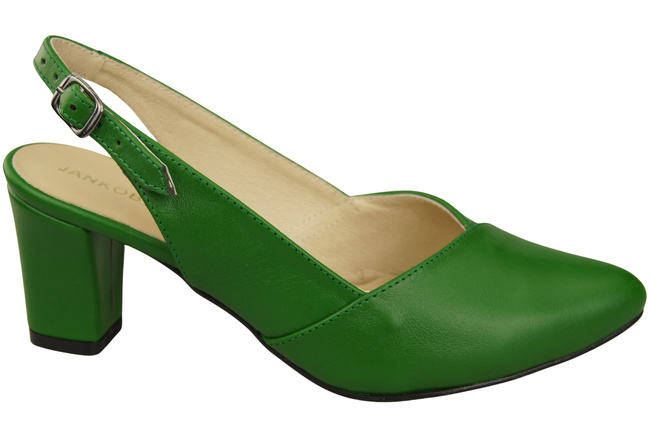 Damen Footwear Grün Stiletto Sandalen Natural Leder 217 ElitaBut