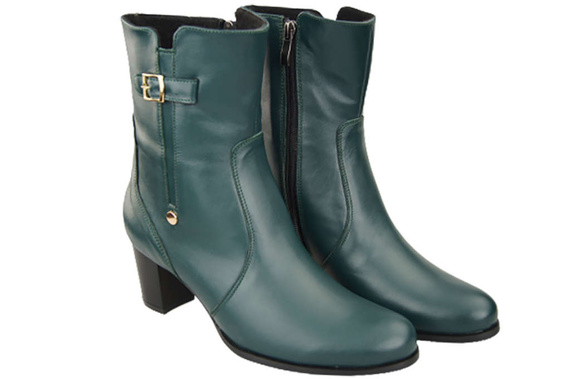 Damenschuhe Damenstiefel, warm, Naturleder, Malachite 882 von ElitaBut