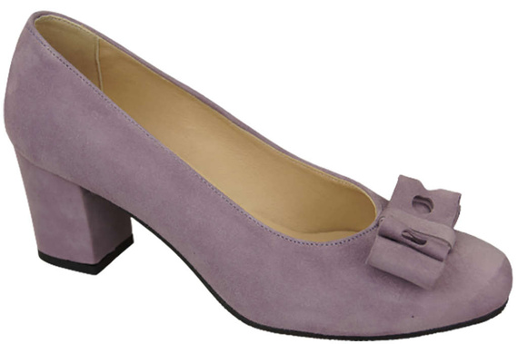Damenschuhe Pumps Lila Natürliches Wildleder 163 ElitaBut