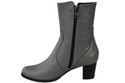 Damenschuhe Damenstiefel Warmes Naturleder Grau 882 Z ElitaBut