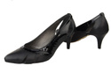 Damenschuhe Pumps Schwarz Naturleder 995 ElitaBut