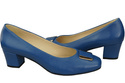 Damenschuhe Pumps Naturleder 187 Blau ElitaBut