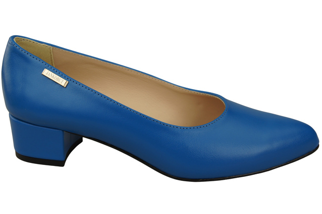 Damen Pumps Blau mit niedrigem Absatz zeitlose Eleganz und Komfort 220 ElitaBut