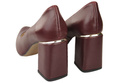 Damenschuhe Pumps, Burgunderrot, Naturleder 179 ElitaBut