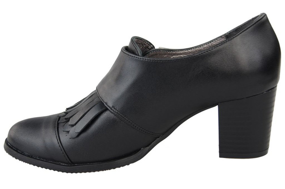 Damenschuhe, Naturleder, Schwarz 985 ElitaBut