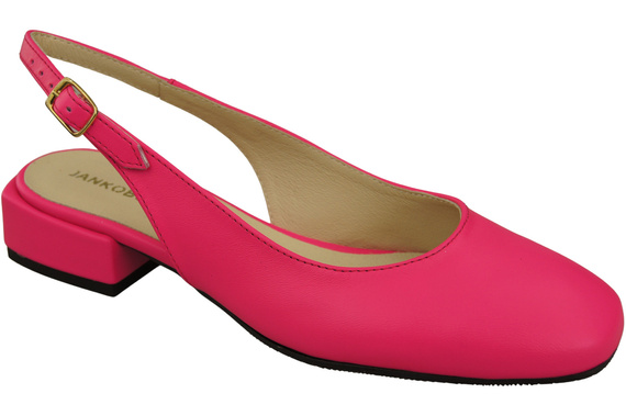 Damen Schuhe Sandalen Neon Rosa Flacher Absatz Naturleder 206 ElitaBut